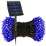 Outdoor-LED-Kette 33 m 330 Dioden mit Solarpanel blau