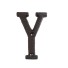 Ozdobna litera z żelaza C527 Y