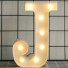 Ozdobne świecące litery J