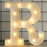 Ozdobne świecące litery R