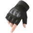 P3452 Fingerlose Motorradhandschuhe schwarz