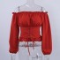 Paige Damenbluse rot