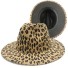 Pălărie cu imprimeu leopard A2246 kaki