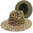 Pălărie cu imprimeu leopard A2246 verde armată