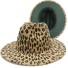 Pălărie cu imprimeu leopard A2246 verde