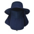 Pălărie cu protectie solara Z188 albastru inchis