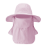 Pălărie cu protectie solara Z188 roz deschis