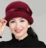 Pălărie de iarnă pentru femei J1848 burgundy