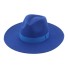 Pălărie de pâslă albastru