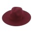 Pălărie de pâslă burgundy