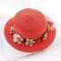 Pălărie pentru copii cu flori T862 roșu