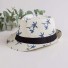 Pălărie pentru copii cu palmieri fildeș