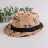 Pălărie pentru copii cu palmieri maro deschis