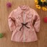 Palton de fată L1947 roz