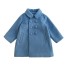 Palton de fată L2050 albastru