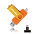 Pamięć flash USB OTG J8 pomarańczowy