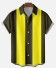 Pánska košeľa s krátkym rukávom F846 žltá