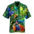 Pánska košeľa s papagájmi 2