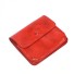Pánska kožená mini peňaženka červená