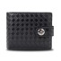 Pánska kožená peňaženka M437 čierna