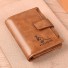 Pánska kožená peňaženka M501 svetlo hnedá