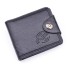 Pánska kožená peňaženka M573 čierna