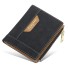 Pánska kožená peňaženka M655 čierna