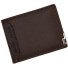 Pánská kožená peněženka M457 tmavě hnědá