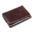 Pánská kožená peněženka M652 tmavě hnědá