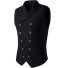 Pánská luxusní vesta J2077 černá