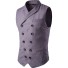 Pánská luxusní vesta J2077 šedá
