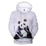 Pánská mikina s potiskem pandy 2