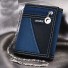 Pánska peňaženka na suchý zips M486 modrá
