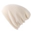 Pánská pletená čepice J3516 bílá