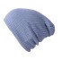 Pánská pletená čepice J3516 světle modrá