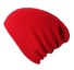 Pánska pletená čiapka J3516 červená