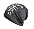 Pánská stylová čepice s nápisem J2617 černá