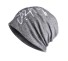 Pánská stylová čepice s nápisem J2617 šedá