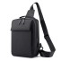 Pánska taška cez rameno s USB portom T409 čierna