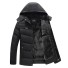Pánská zimní bunda s kapucí A1802 černá
