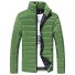 Pánská zimní bunda s límcem J2934 zelená