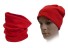Pánská zimní čepice a nákrčník 2v1 J3240 červená