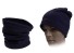 Pánská zimní čepice a nákrčník 2v1 J3240 tmavě modrá