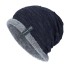 Pánská zimní čepice J954 tmavě modrá