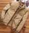 Pánská zimní fleecová bunda A2791 khaki