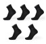 Pánské bambusové ponožky - 5 párů černá