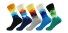 Pánské barevné ponožky - 5 párů 1