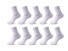 Pánske bavlnené ponožky - 10 párov biela
