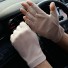 Pánské bavlněné rukavice bezprsté starorůžová
