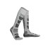 Pánské dlouhé ponožky na zimu Lyžařské termo ponožky Teplé kompresní ponožky na lyže ve velikosti 39-43 šedá
